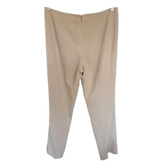 Marlowe Women's 100% Wool Pants Made In Italy Sz 6 Tan Quiet Luxury Minimalism - Picture 3 of 10